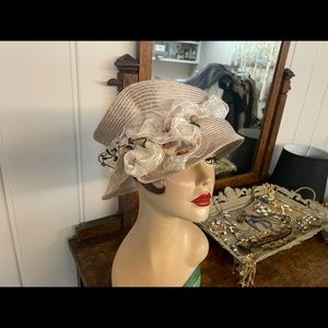Handmade Hat with Flowers